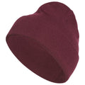 adidas Crestable Ribbed Knit Beanie - Maroon