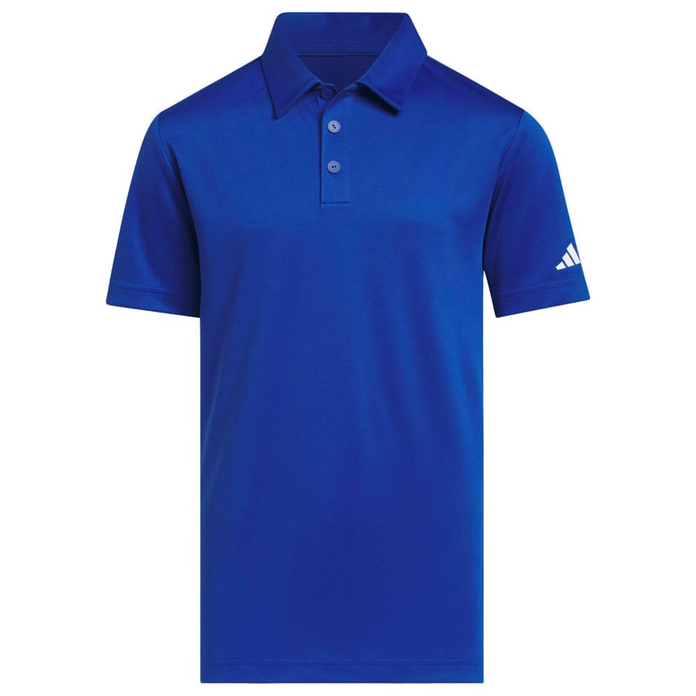adidas Youth Performance Short Sleeve Polo Shirt - Collegiate Royal