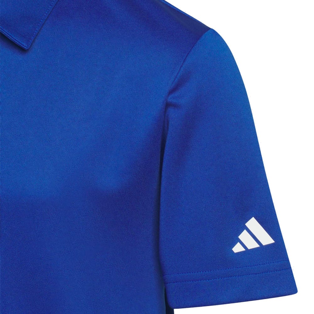 adidas Youth Performance Short Sleeve Polo Shirt - Collegiate Royal