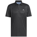 adidas Ultimate365 Feather Print Polo Shirt - Carbon/Black