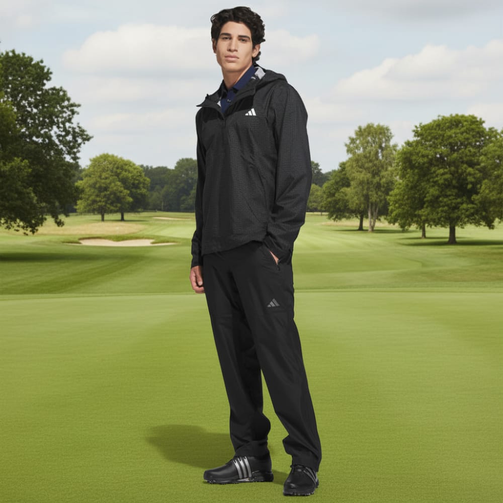adidas Ultimate365 Tour Climaproof+ Anorak Waterproof Jacket - Black