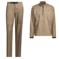 adidas Ultimate365 Tour Climaproof+ Half-Zip Waterproof Suit - Khaki Six