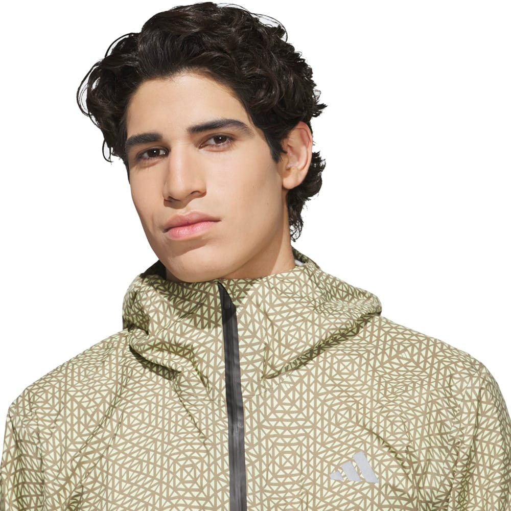 adidas Ultimate365 Tour Climaproof+ Anorak Waterproof Jacket - Frozen Lemon