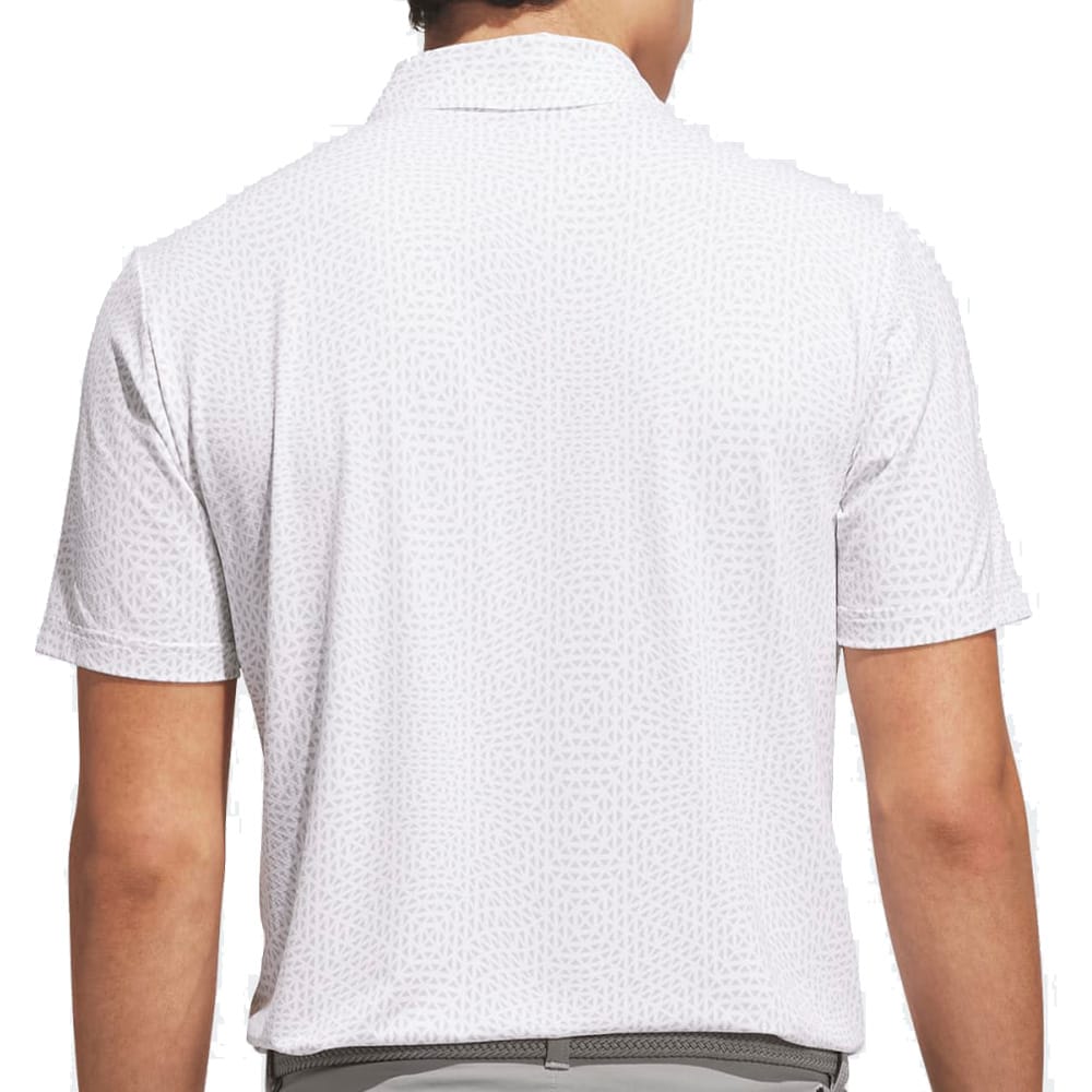 adidas Ultimate365 Tour Cool Feeling Deco Polo Shirt - White/Grey Two