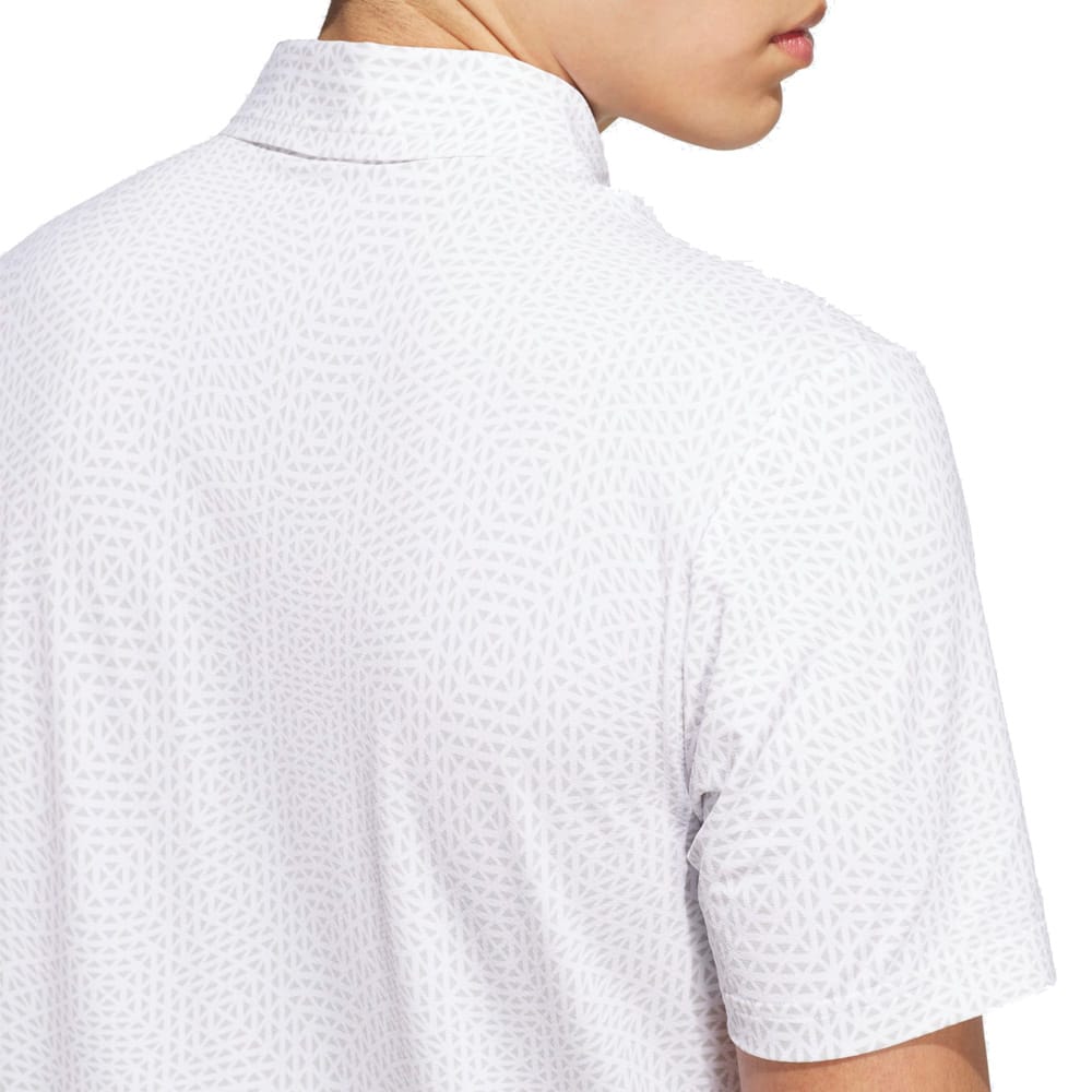 adidas Ultimate365 Tour Cool Feeling Deco Polo Shirt - White/Grey Two