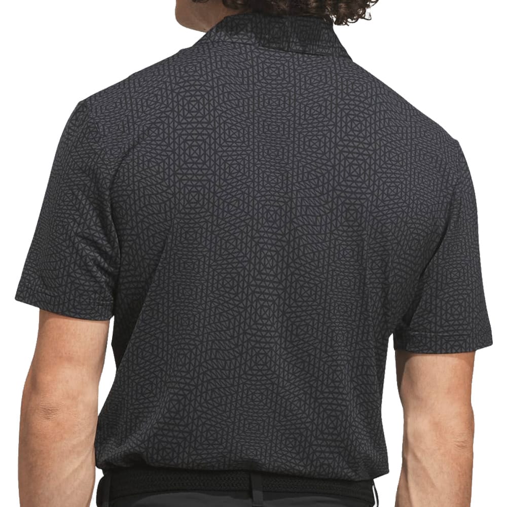 adidas Ultimate365 Tour Cool Feeling Deco Polo Shirt - Black/Night Grey