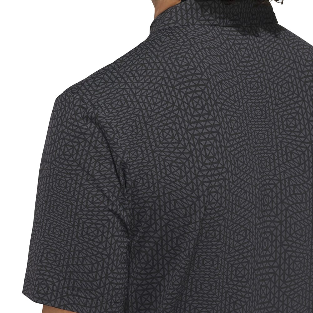 adidas Ultimate365 Tour Cool Feeling Deco Polo Shirt - Black/Night Grey