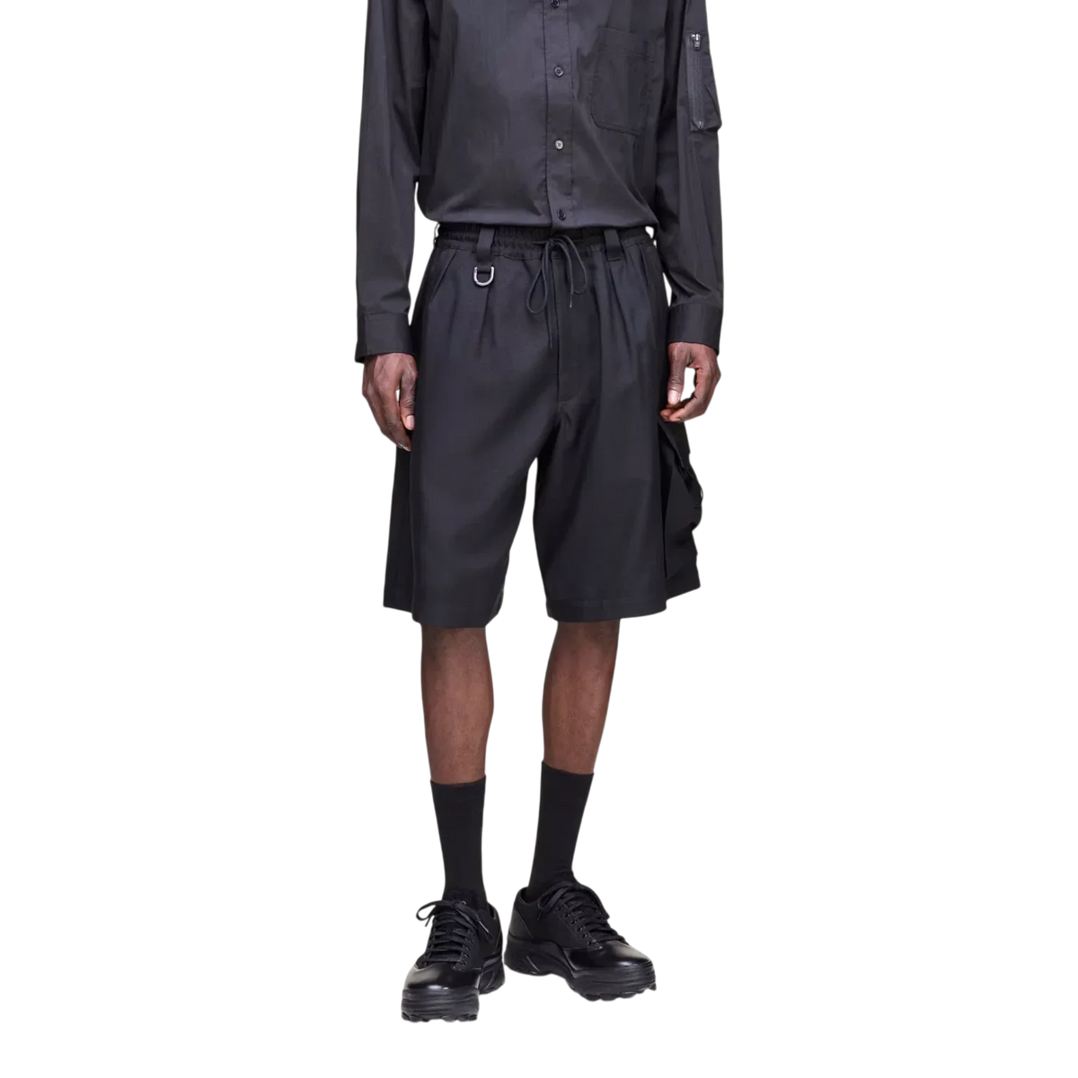 adidas Y3 Sport Uniform Cargo Shorts Black KS7652