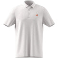 adidas Ultimate365 Mesh Tango Print Climacool Polo Shirt - White/Dusky Orange