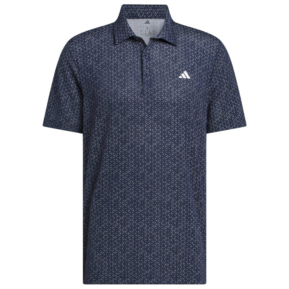 adidas Ultimate365 Mesh Tango Print Climacool Polo Shirt - Collegiate Navy/White