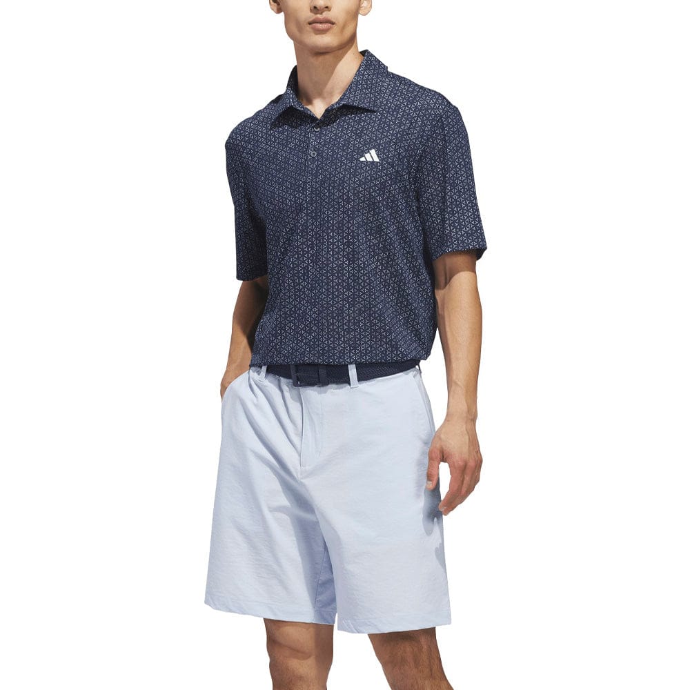 adidas Ultimate365 Mesh Tango Print Climacool Polo Shirt - Collegiate Navy/White