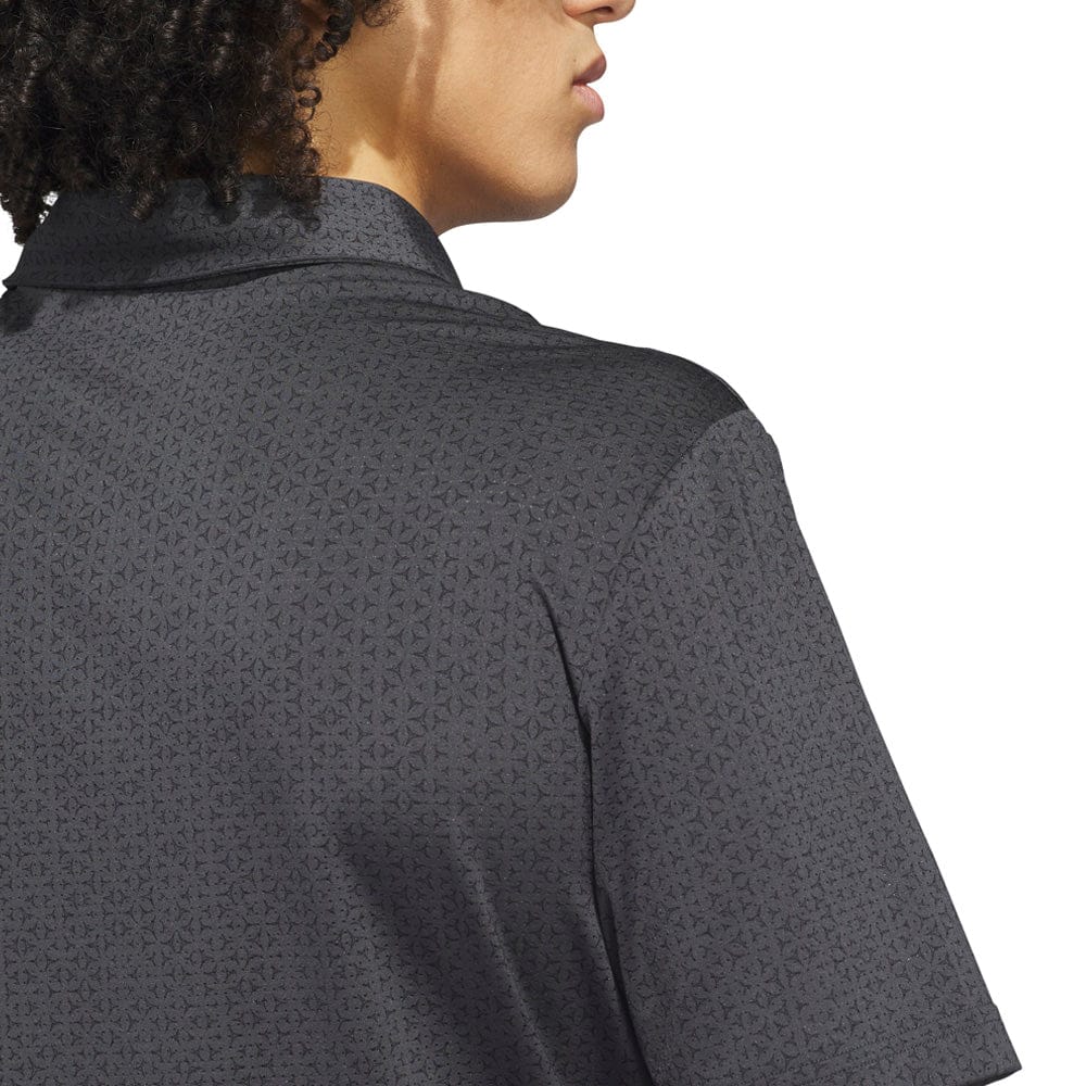 adidas Ultimate365 Mesh Tango Print Climacool Polo Shirt - Black/Carbon