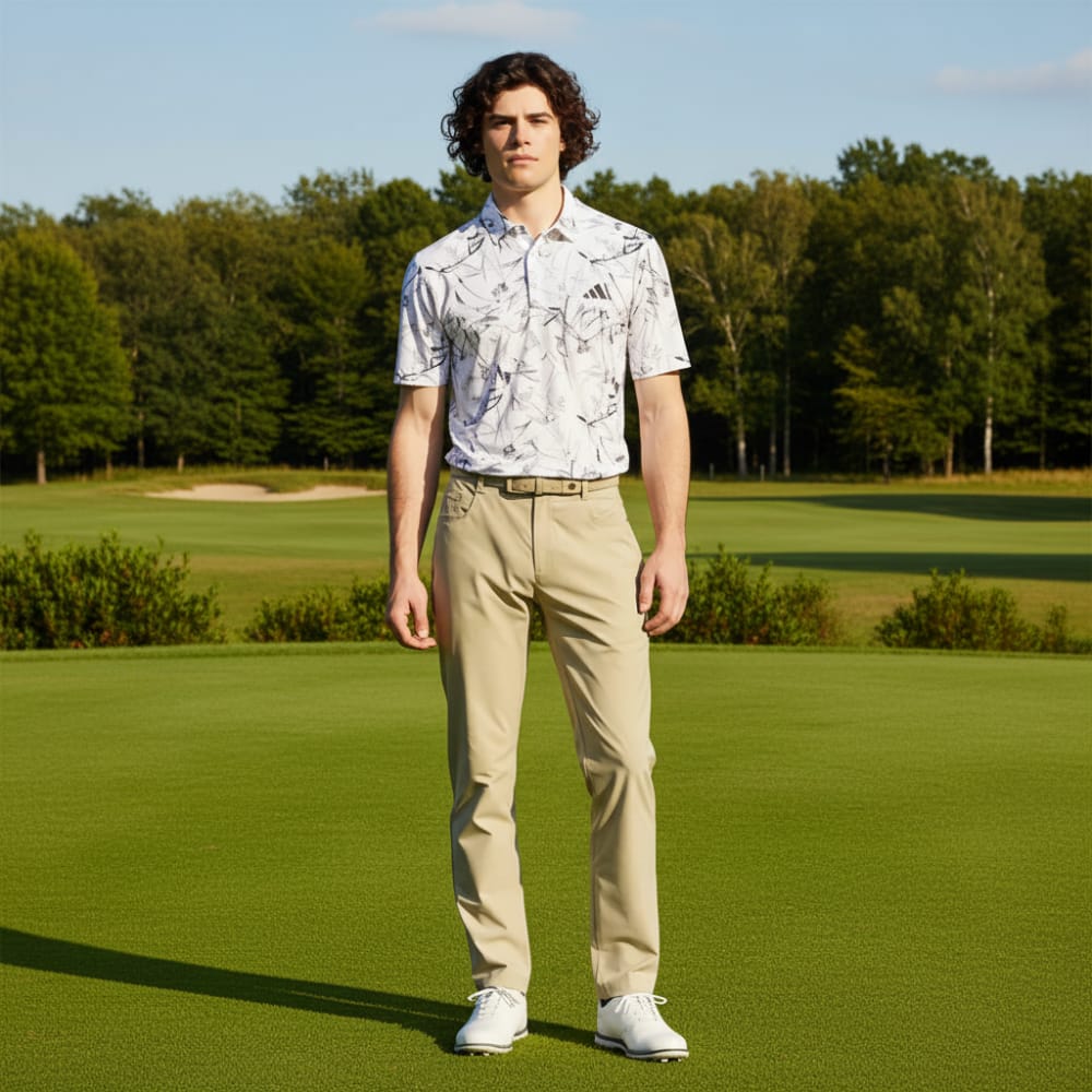 adidas Ultimate365 Mesh Climacool Polo Shirt - White