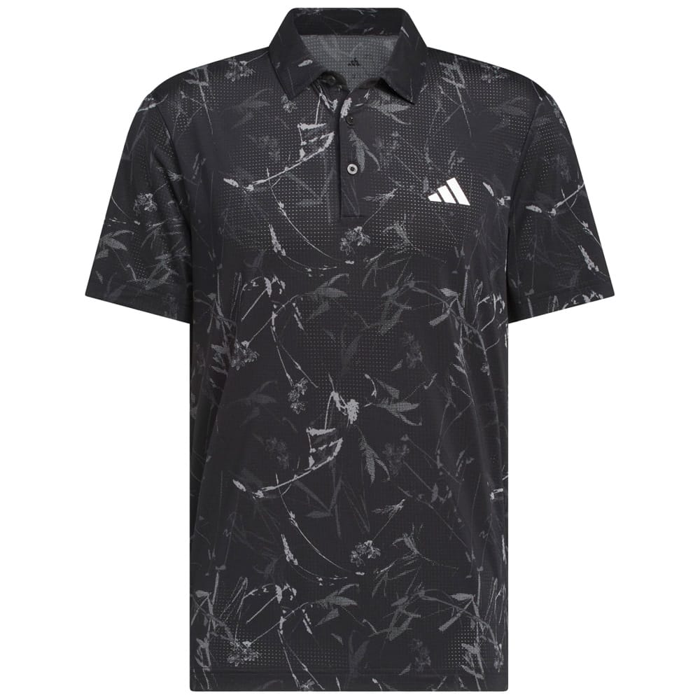 adidas Ultimate365 Mesh Climacool Polo Shirt - Black
