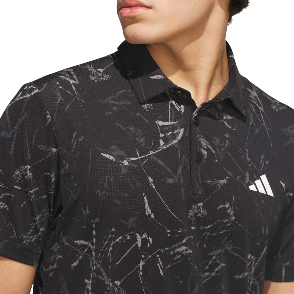 adidas Ultimate365 Mesh Climacool Polo Shirt - Black