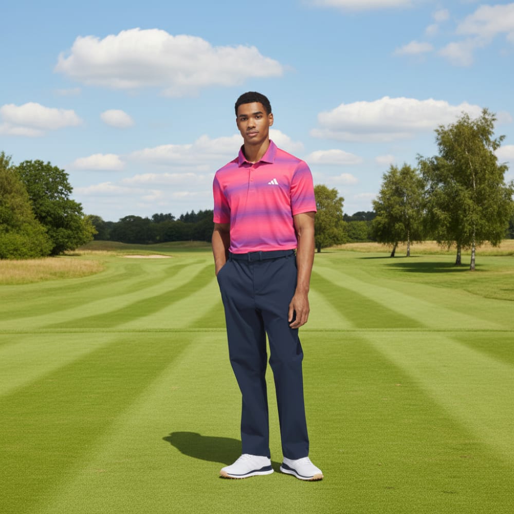 adidas Ultimate365 Mesh Climacool Polo Shirt - Pure Turbo