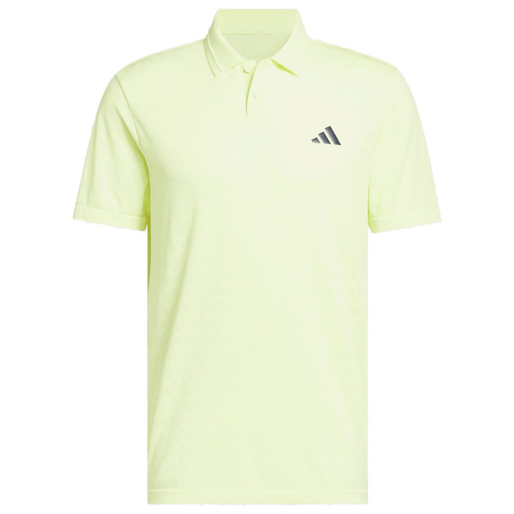 adidas Ultimate365 Tour Seamless Polo Shirt - Frozen Lemon/White
