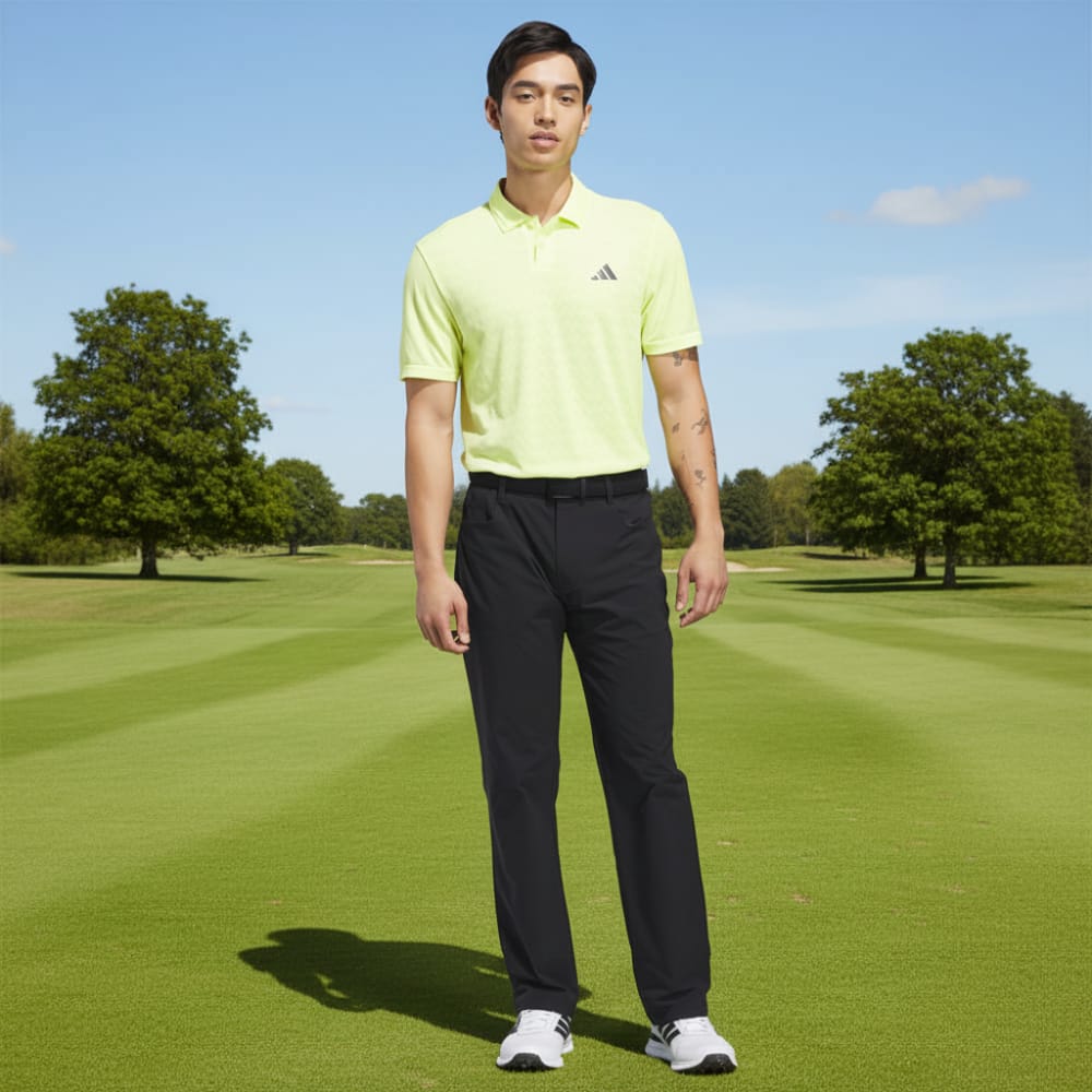 adidas Ultimate365 Tour Seamless Polo Shirt - Frozen Lemon/White
