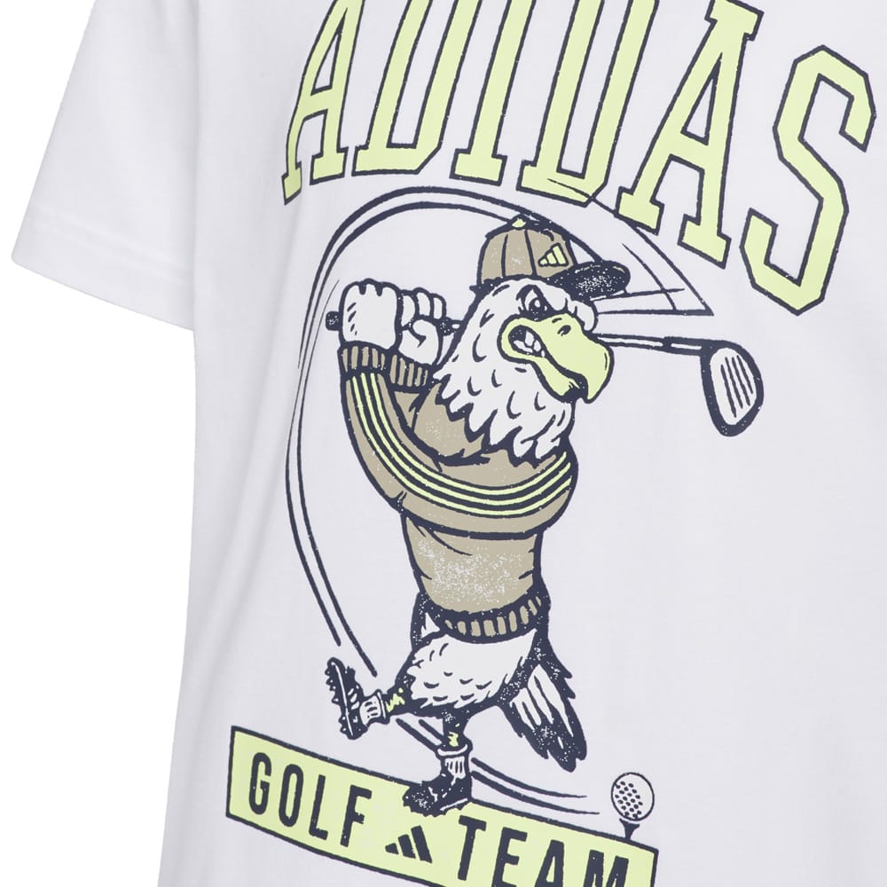 adidas Youth Mascot T-Shirt - White