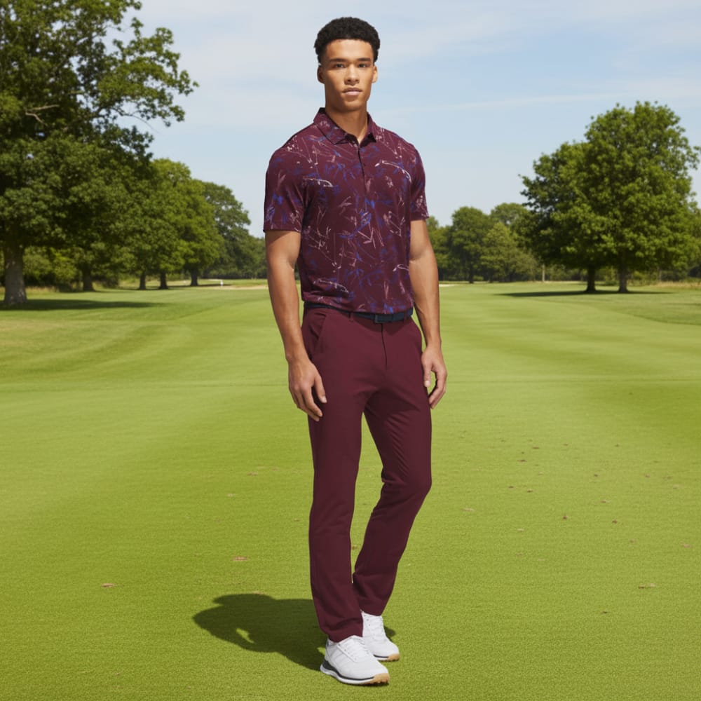 adidas Mens Ultimate365 Tapered Trousers - Maroon