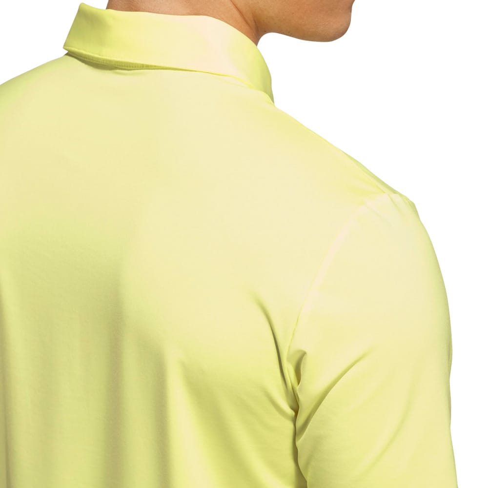 adidas Mens Ultimate365 Solid Polo Shirt - Frozen Lemon