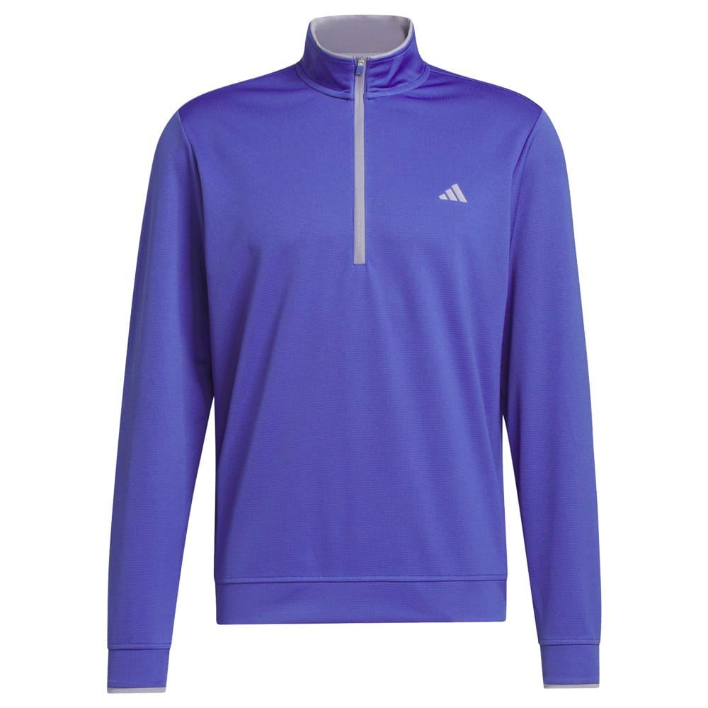 adidas UPF Lightweight 1/4 Zip Pullover - Dual Indigo
