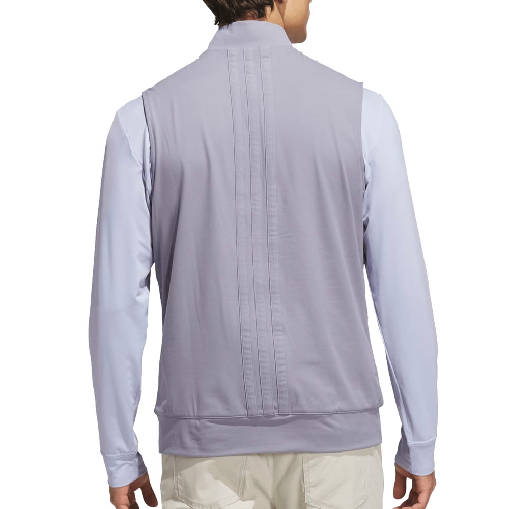 adidas Mens Ultimate365 Tour Full Zip Vest - Slate