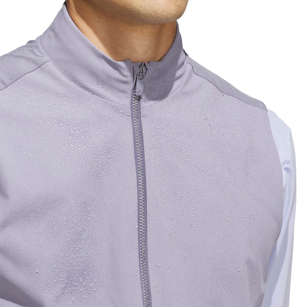 adidas Mens Ultimate365 Tour Full Zip Vest - Slate