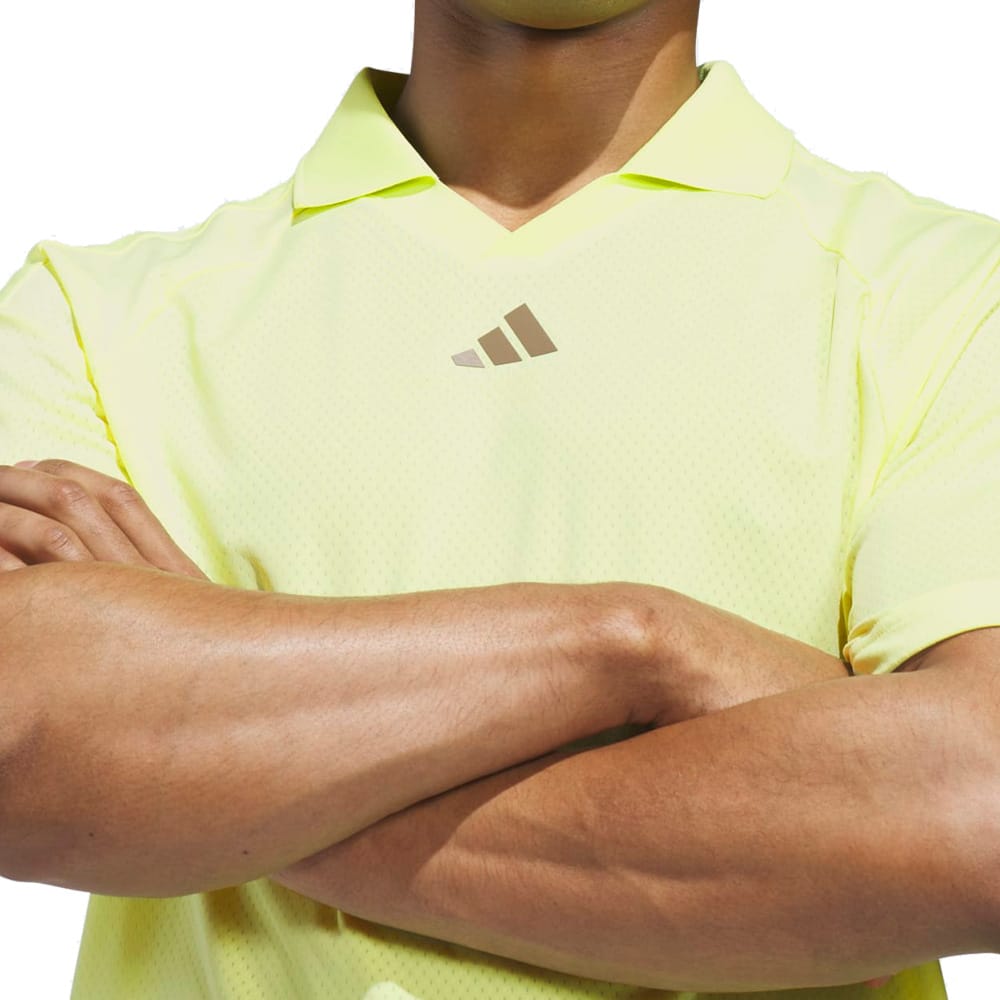 adidas Beyond The Course Climacool Polo Shirt - Frozen Lemon