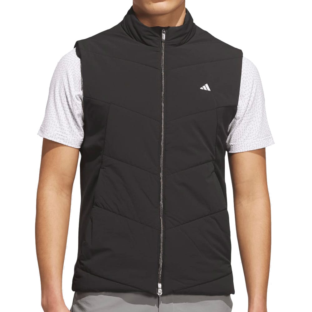 adidas Ultimate365+ Course Control Quilted Vest - Black