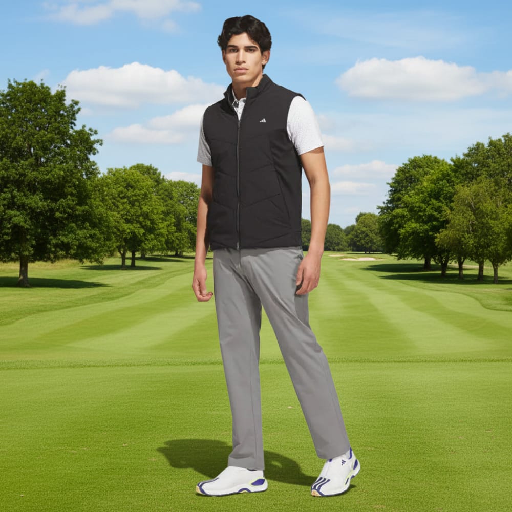 adidas Ultimate365+ Course Control Quilted Vest - Black
