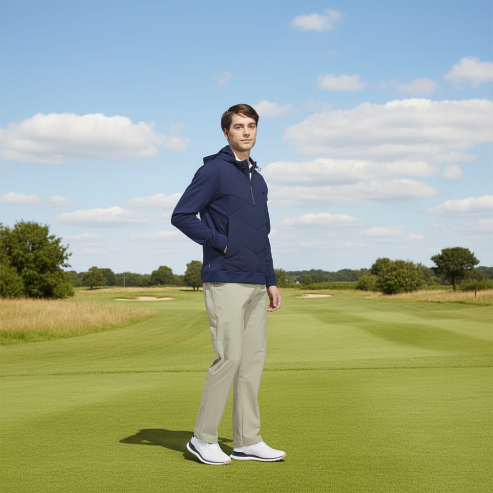 adidas Ultimate365+ Course Control Quilted Anorak - Collegiate Navy