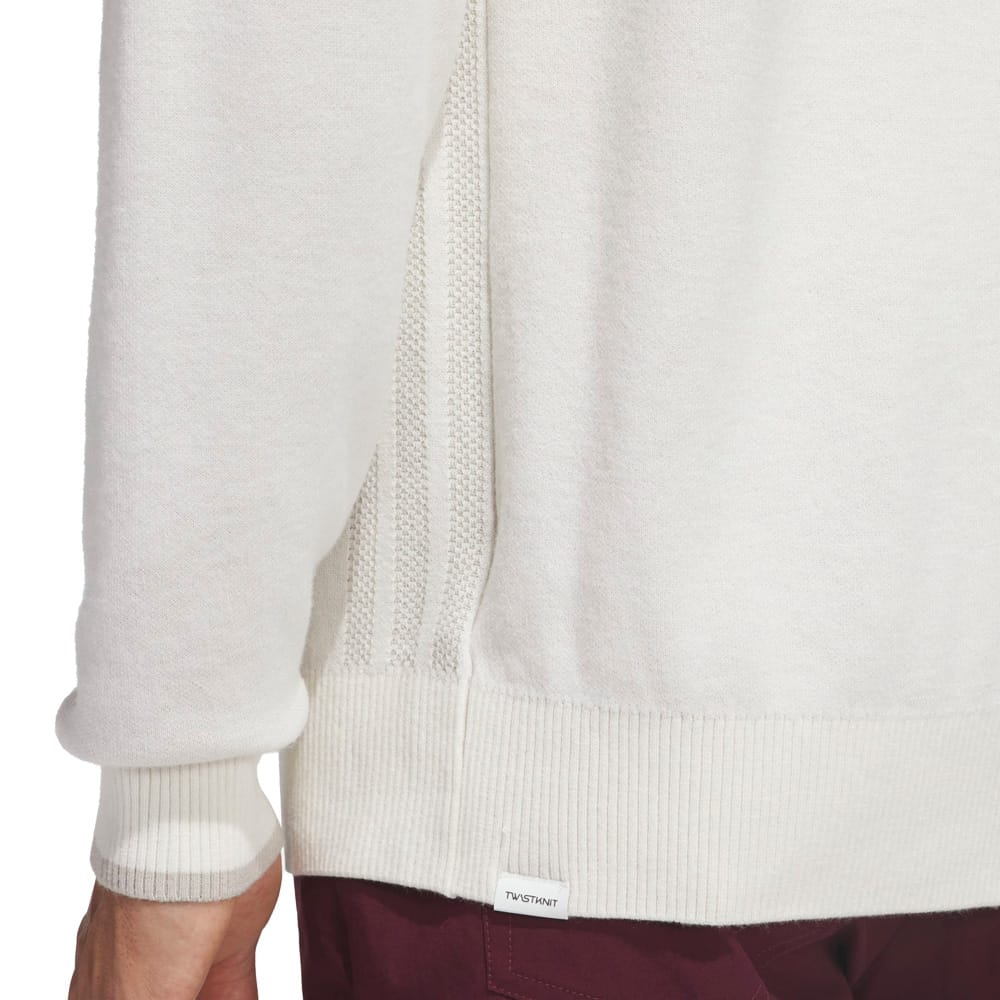 adidas Ultimate365 Tour Twistknit Hoodie - Chalk White