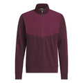 adidas Ultimate365+ Course Control Hybrid 1/4 Zip Sweatshirt - Maroon
