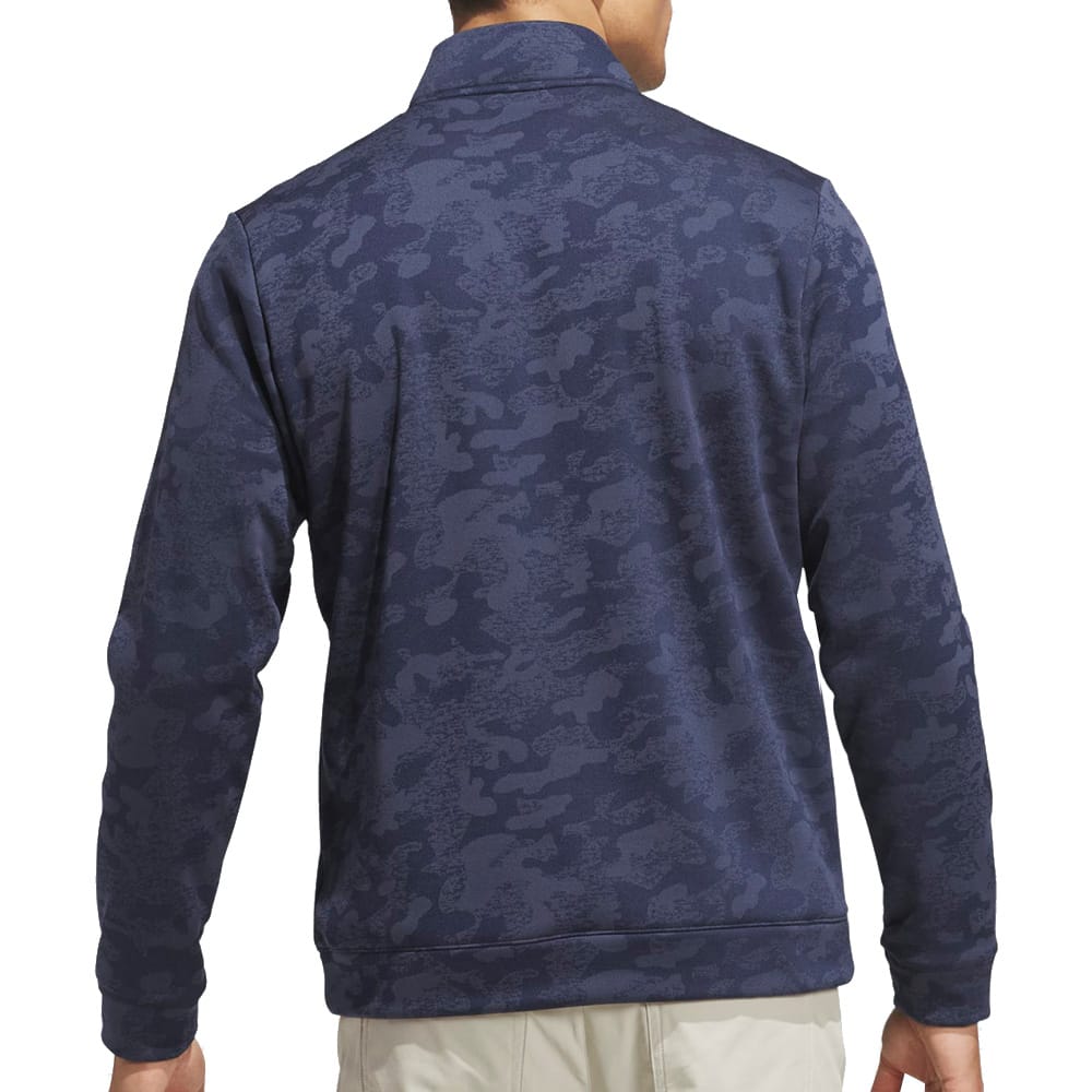 adidas Ultimate365 Durable Water Repellant 1/4 Zip Sweatshirt - Collegiate Navy/Shadow Navy