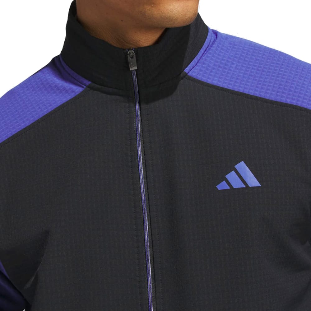 adidas Ultimate365 Wind Woven Full-Zip Sweatshirt - Dual Indigo/Black
