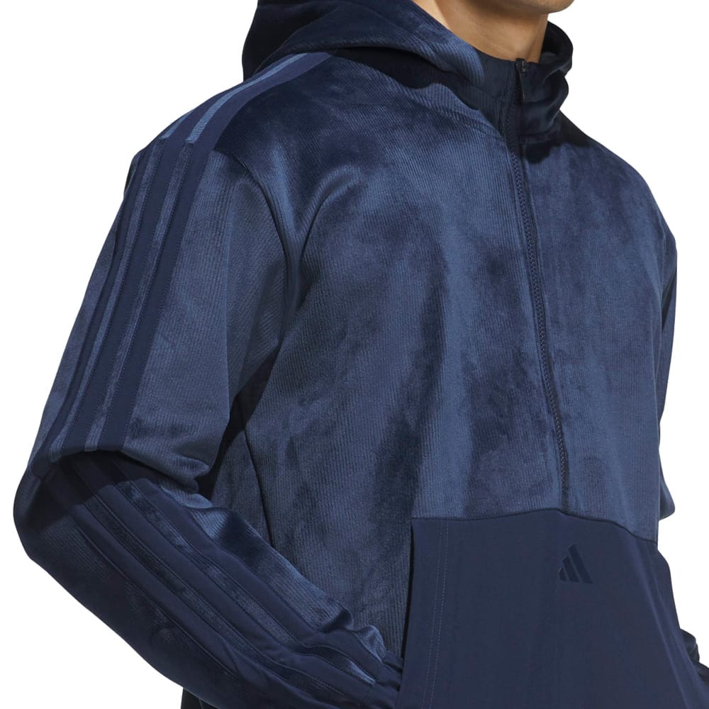 adidas Beyond The Course Cozy Half-Zip Loose Fit Hoodie - Collegiate Navy