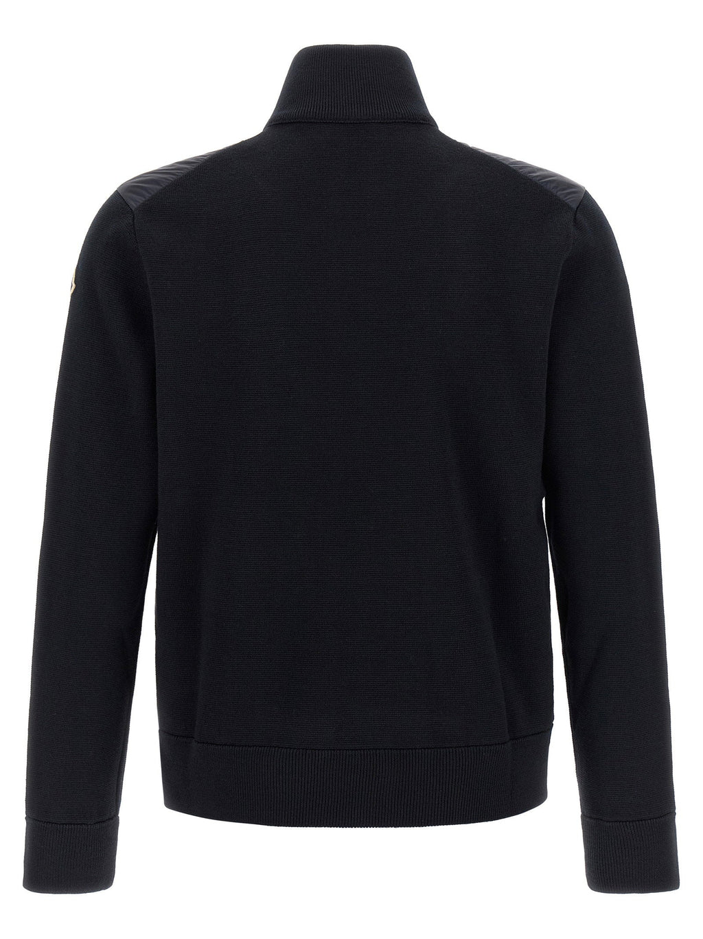 Moncler Quilted Hybrid Padded Cardigan — Black