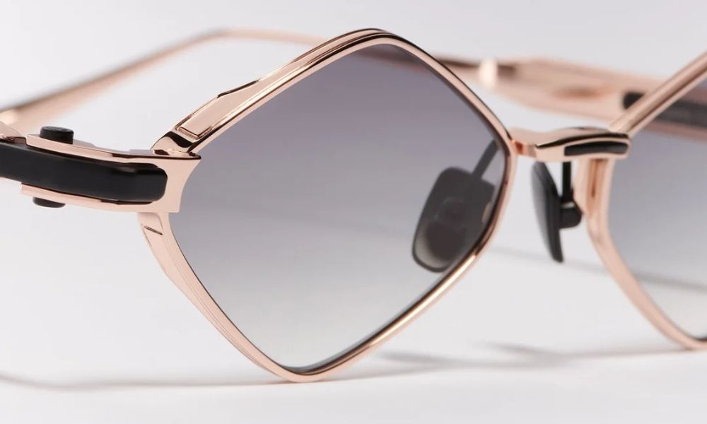 John Dalia LANA Sunglasses — Rose gold