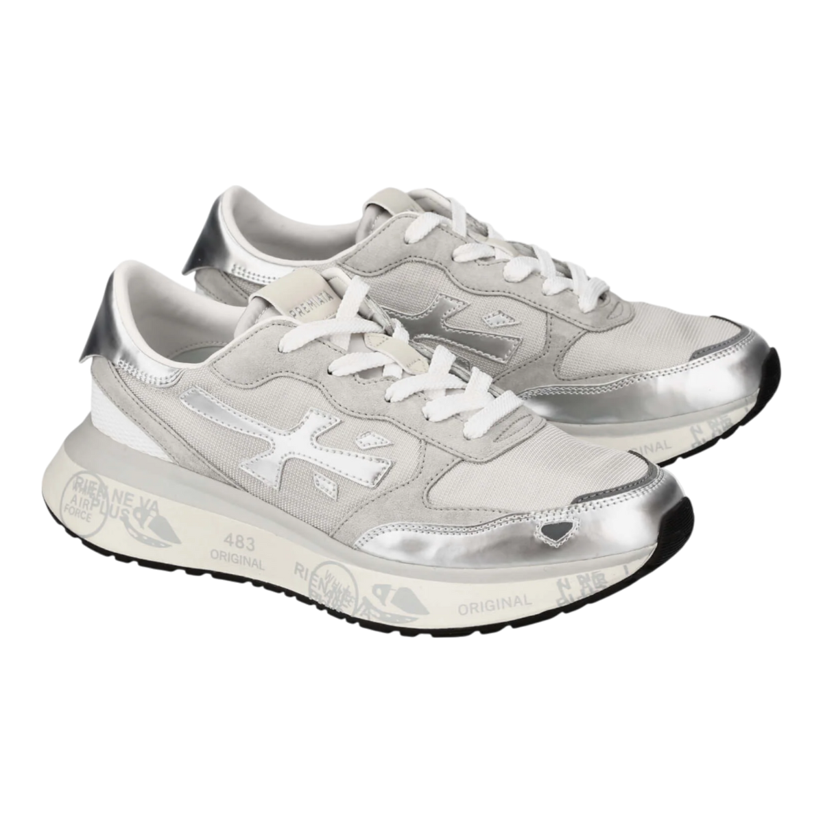 Premiata LAURYN-7482 Silver/Grey Women