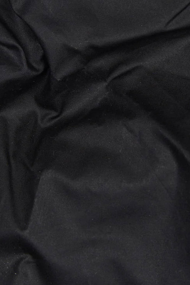 LIGHTWEIGHT WAX HOOD BLACK