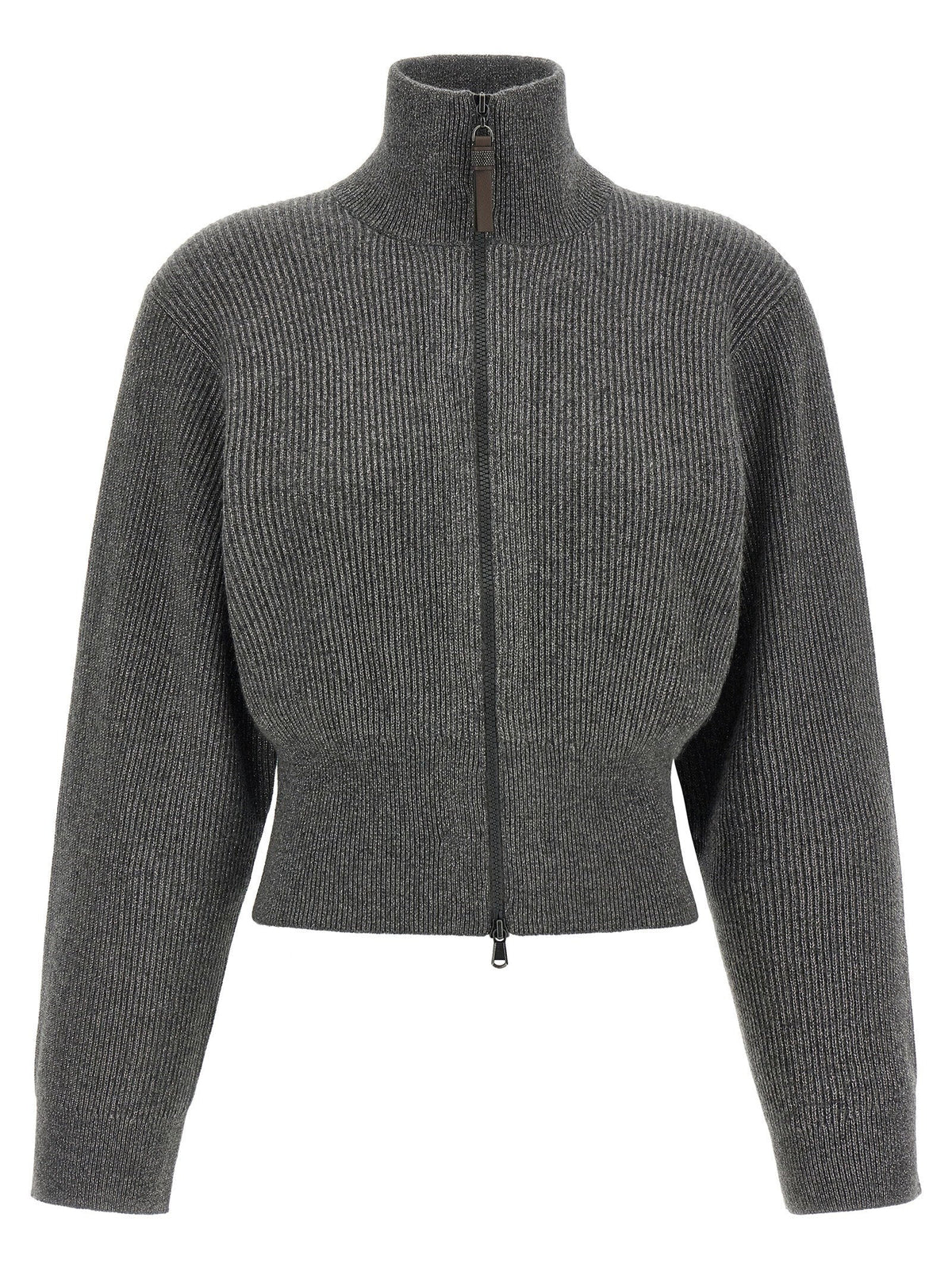 Brunello Cucinelli Cardigan — Dark Gray