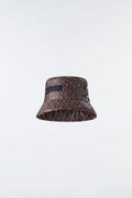 MADDY Light down monogram logo bucket hat Coffee