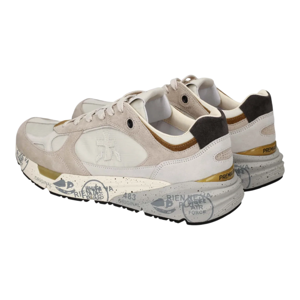 Premiata MASE25-8425 Beige Men’s Italian Premium's Sneakers