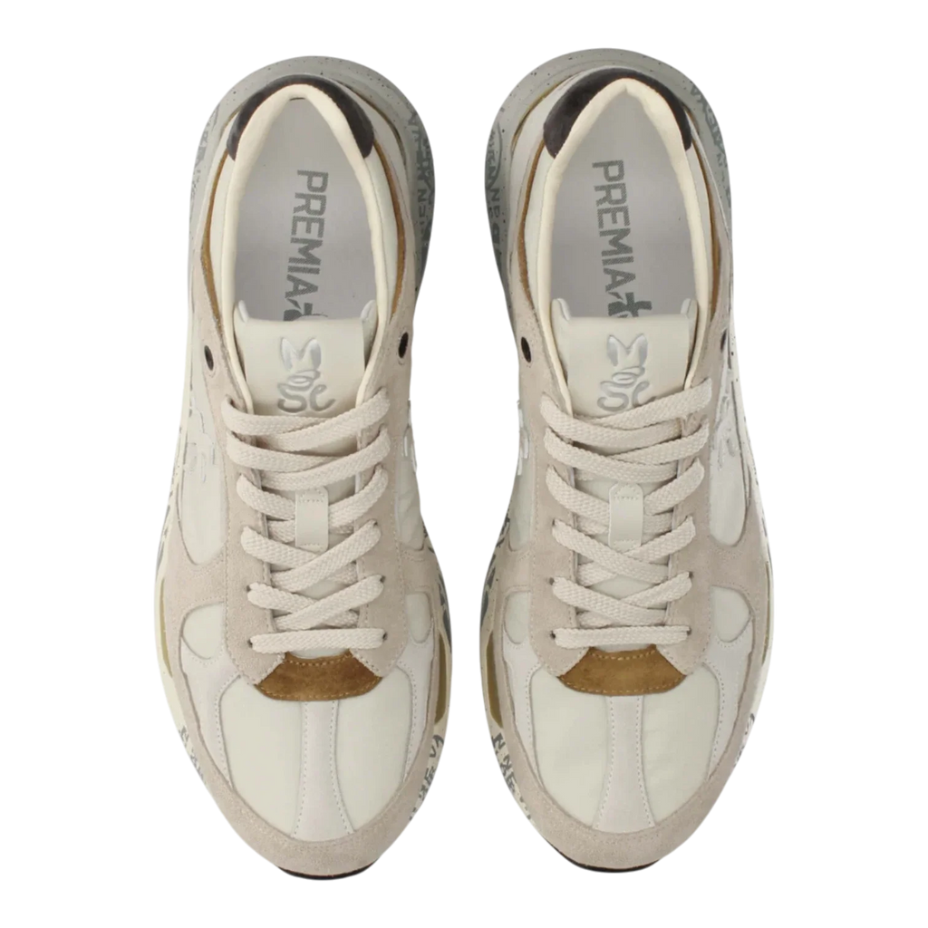 Premiata MASE25-8425 Beige Men’s Italian Premium's Sneakers