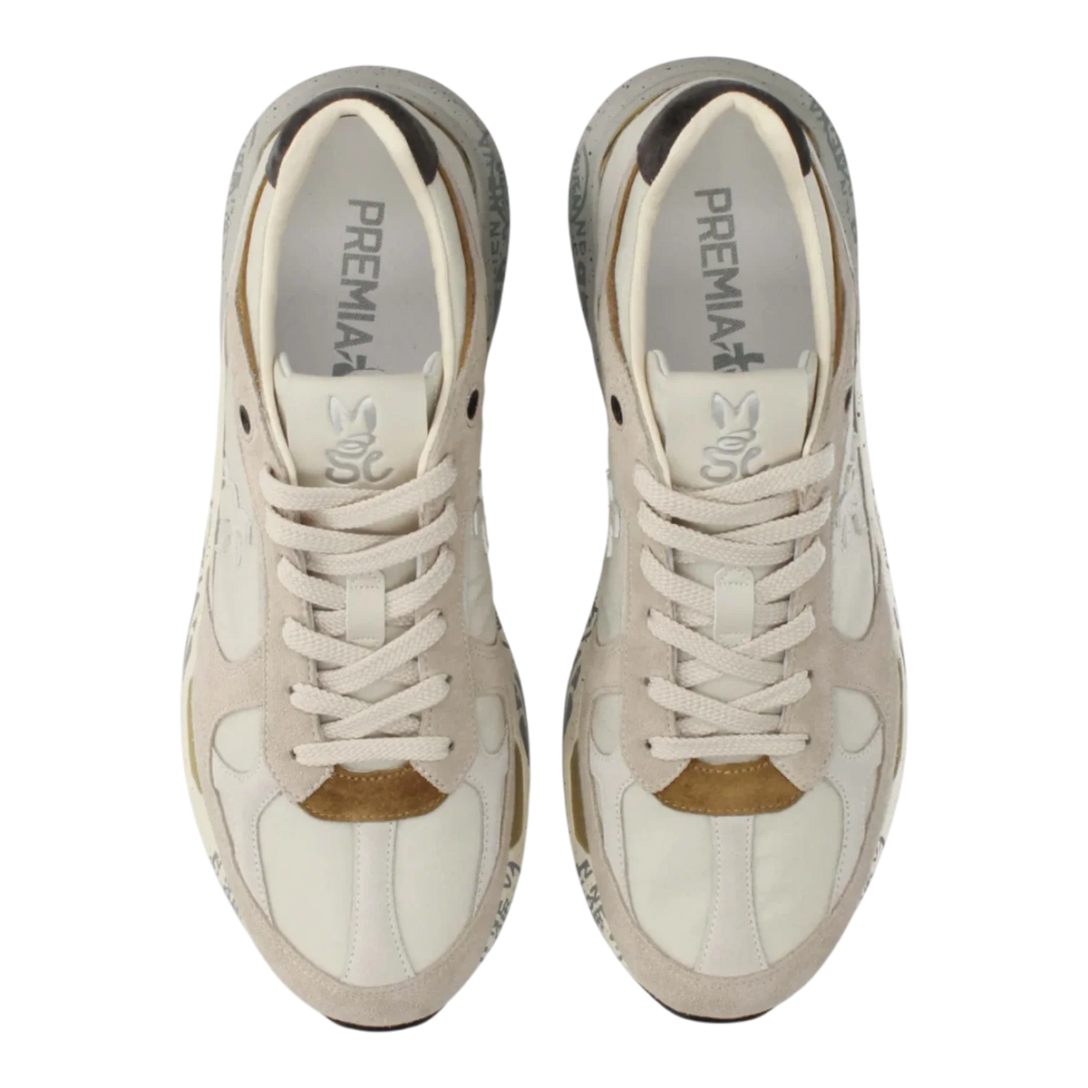 Premiata MASE25-8425 Beige Men’s Italian Premium's Sneakers