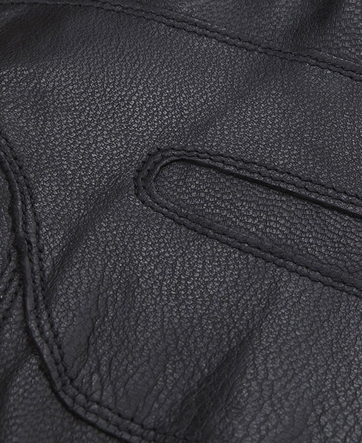 Barbour Burnished Leather Thinsulate Gloves Black