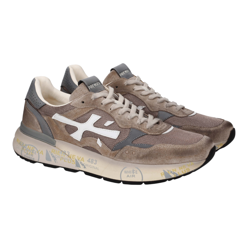 Premiata MICK0.1-8118 Taupe/Light Brown for Men