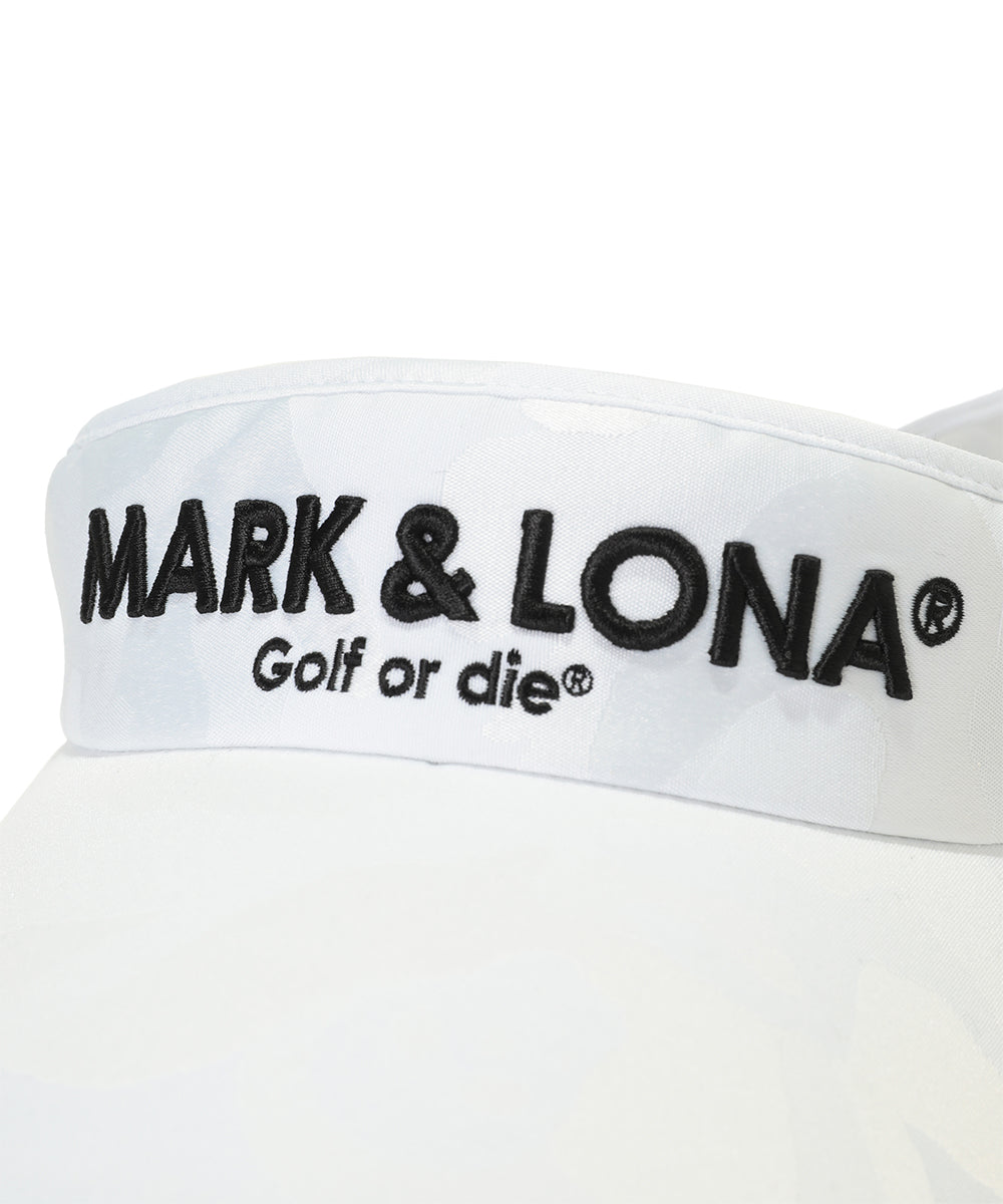 Unisex Gauge Ribboned Visor White