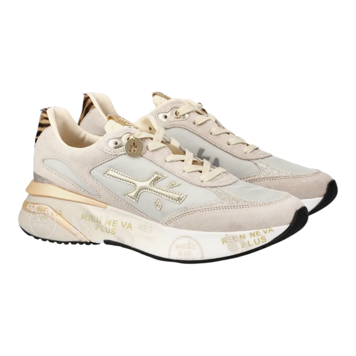 Premiata MOERUND-7800 Beige/gold Women